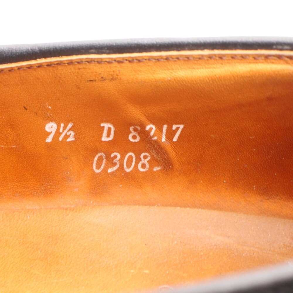 Allen Edmonds Grayson Dress Shoes Mens 9.5 D Black Loafers Slip-On Tassels - Picture 9 of 11